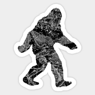 Celestial Sasquatch Sticker